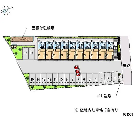 ★手数料０円★平塚市広川　月極駐車場（LP）